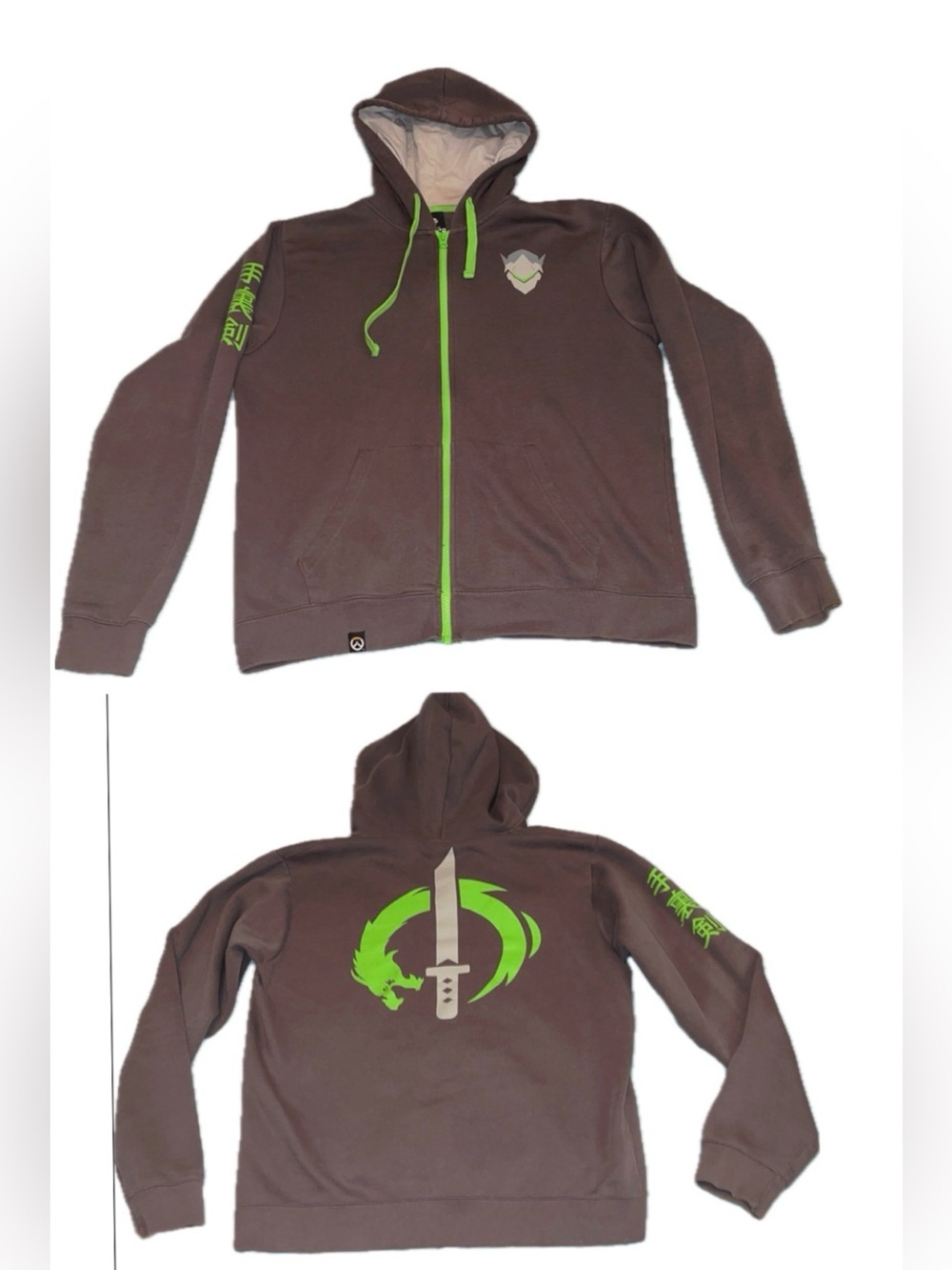 J!NX x Blizzard Overwatch Genji Ultimate Zip-Up Hoodie XL